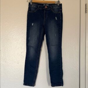 Wonder Nation Dark Wash Girl’s Skinny Jeans 14-16
